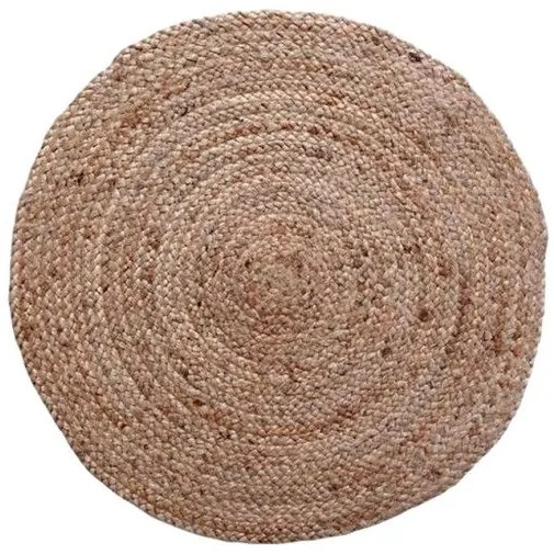 Χαλί Solon Inart Μπεζ Γιούτα 100X100X1 εκ 302-000015 302-000015 Μπεζ