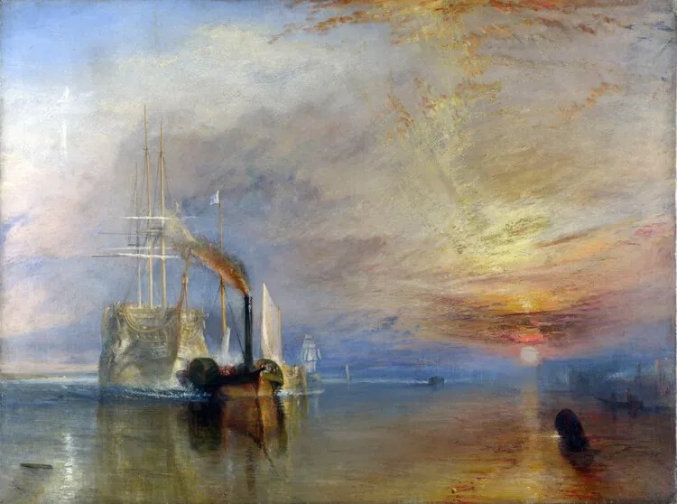 Αναπαραγωγή The Fighting Temeraire, 1839, William Turner