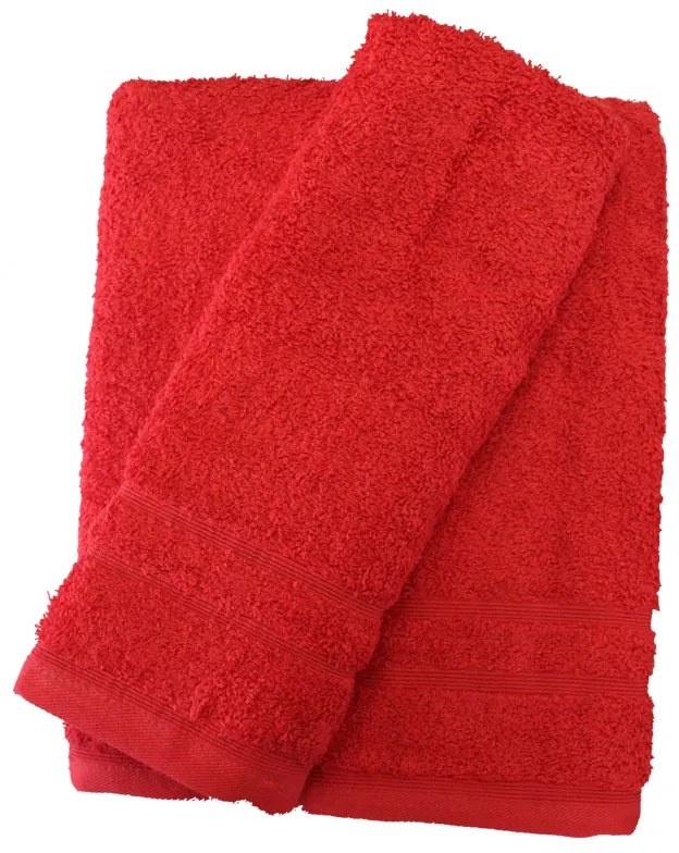 Σετ πετσέτες 2τμχ 500gr/m2 Sena Red 24home