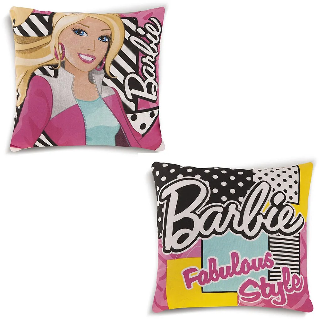 Διακοσμητικό Μαξιλάρι 2 Όψεων (40x40) Dimcol Barbie 09