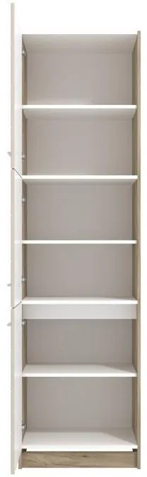Στήλη κουζίνας DIANA BD 60 Grey Oak - Sand Γυαλιστερό 60x58x216εκ. 60x58x215 εκ.