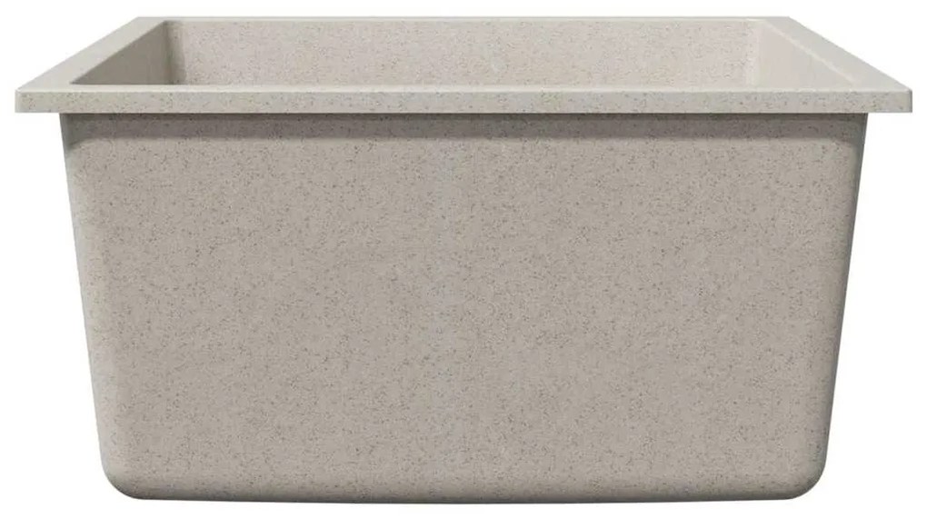 vidaXL Σιντρινο κουζίνας Μπεζ 38 x 44 x 20 εκ. Γρανίτης