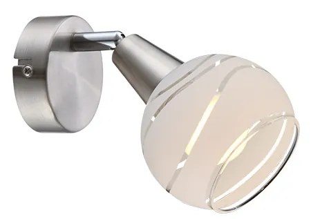 Απλίκα Globo Lighting Elliott 54341-1 Νίκελ Ματ