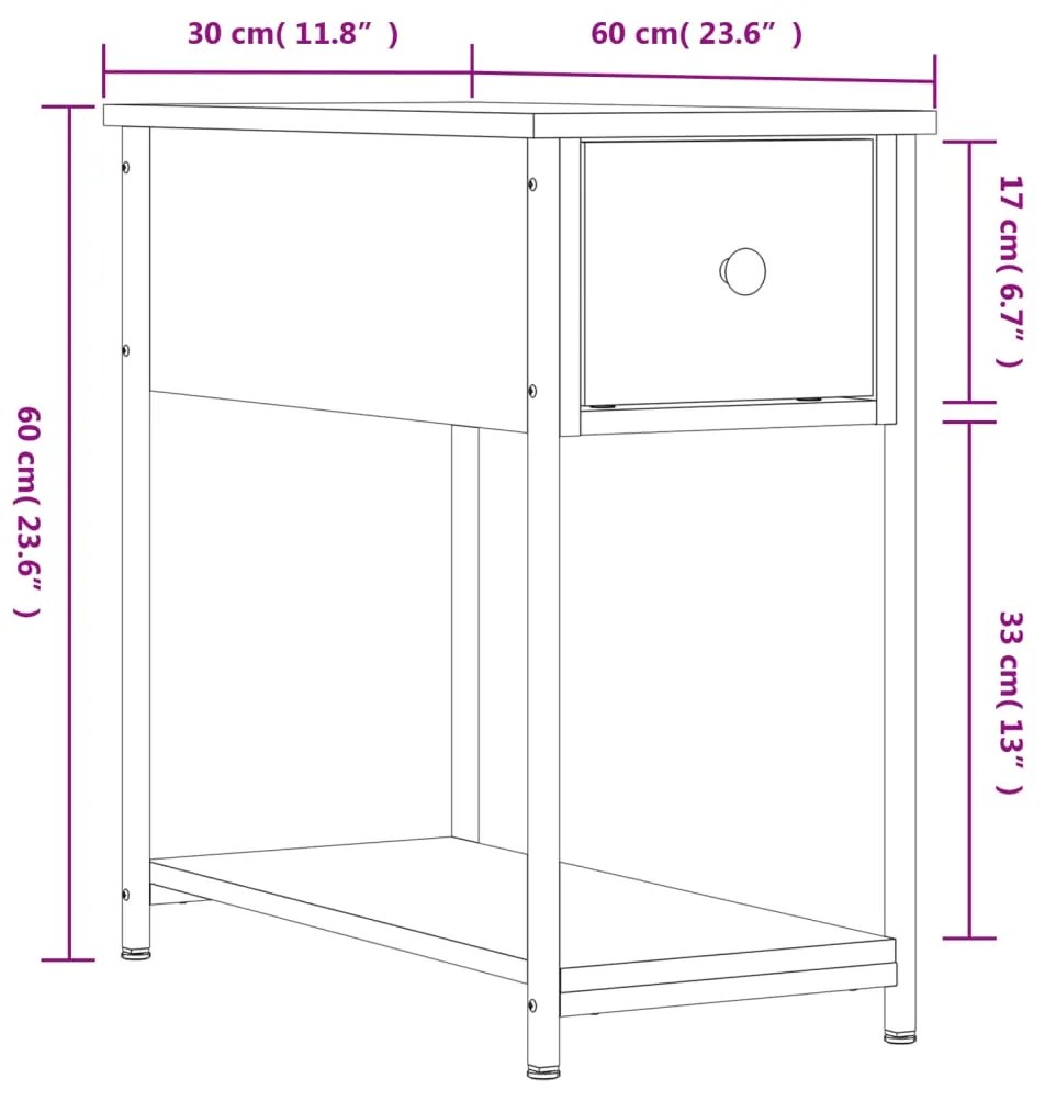 ΚΟΜΟΔΙΝΟ ΚΑΠΝΙΣΤΗ ΔΡΥΣ 30 X 60 X 60 ΕΚ. ΑΠΟ ΕΠΕΞΕΡΓΑΣΜΕΝΟ ΞΥΛΟ 826057