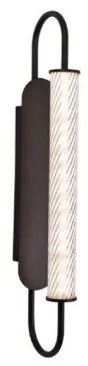 Απλίκα Φωτιστικό Τοίχου LED 12W 3CCT InLight-43056-Black-Μαύρο 43056-Black