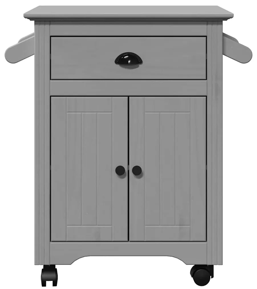 vidaXL Καροτσάκι κουζίνας BODO Γκρι 72x45x80 cm