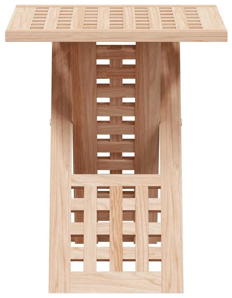 vidaXL Τραπεζάκι σαλονιού Καφέ 33 x 33 x 40.5 εκ Μασίφ ξύλο καρυδιάς