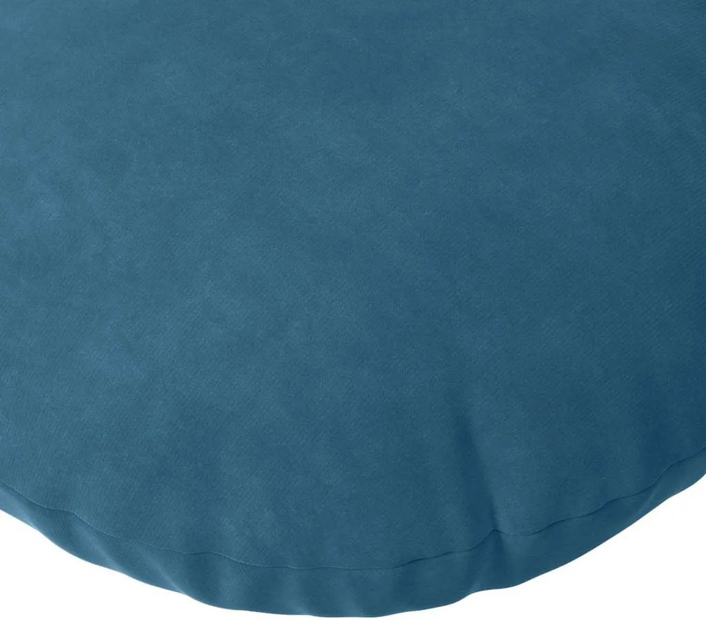 vidaXL Μαξιλάρια καθισμάτων 2 pcs Μπλε Ø 40 x 13 εκ. Βελούδο