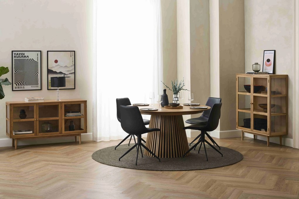 Svendborg Extendable Round Dining Table ø140 Natural Oak