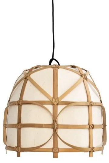 Κρεμαστό Φωτιστικό Οροφής 1xE27 Μπαμπού Φ50cm Bagobo R 981.101.10/P AY Illuminate-981.101.10/P-Μπεζ 981.101.10/P