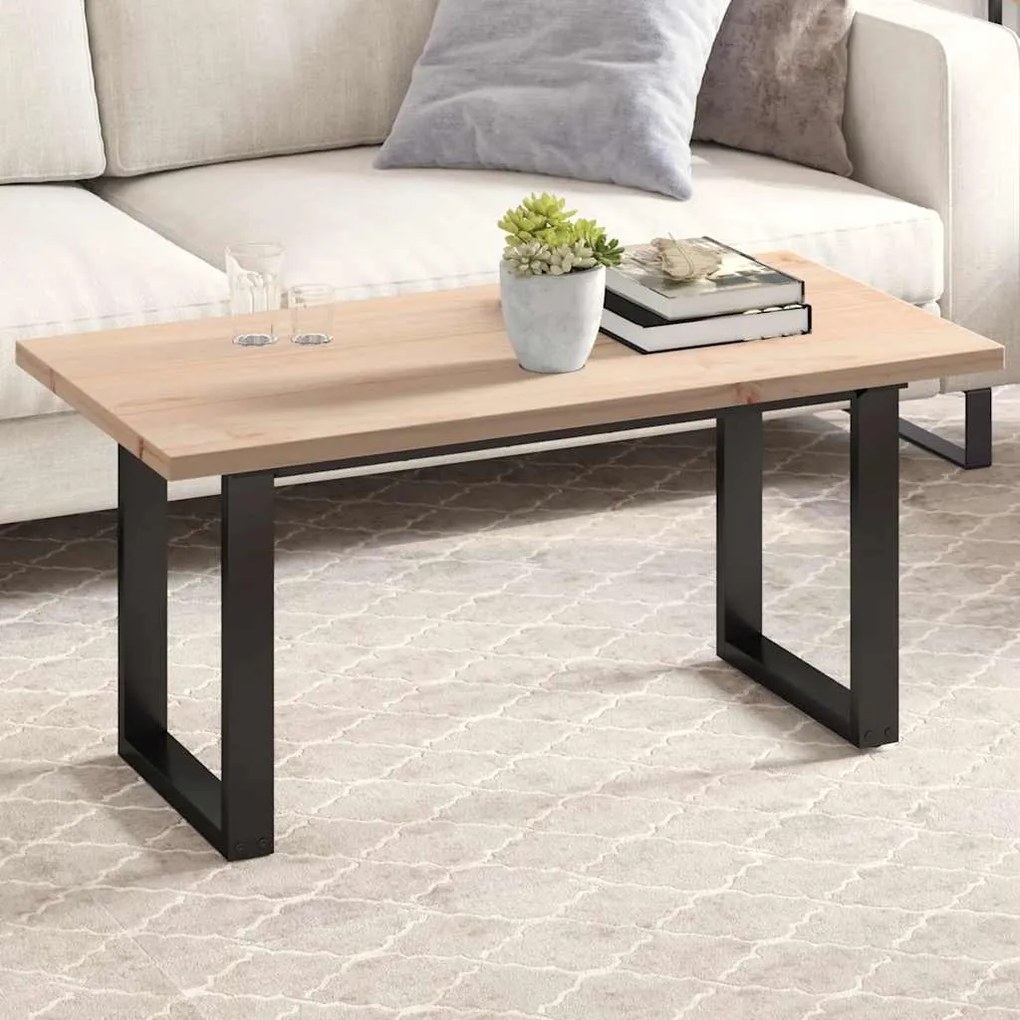 vidaXL Επιφάνεια Τραπεζιού Ορθογώνια 100x50x2,5 εκ. Μασίφ Ξύλο Πεύκο