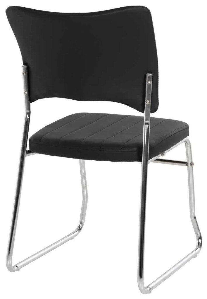 ΚΑΡΕΚΛΑ QUENTI HM1071.01 ΜΑΥΡΗ 47x54x84 εκ.