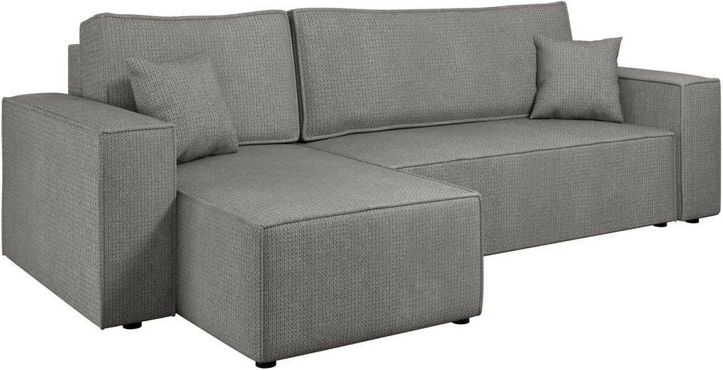 Γωνιακός καναπές Karl II -Gkri Skouro - 244.00Χ145.00Χ82.00cm