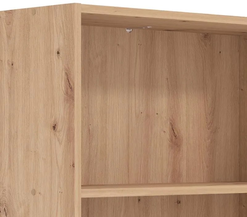 Βιβλιοθήκη Tomar 5 Artisan Oak 70x24,5x176,5 εκ. 70x24.5x176.5 εκ.