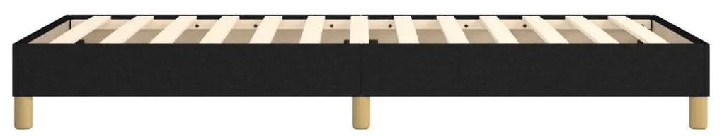 vidaXL Σκελετός Κρεβατιού Χωρίς Στρώμα Μαύρο 100x200 εκ. Υφασμάτινο