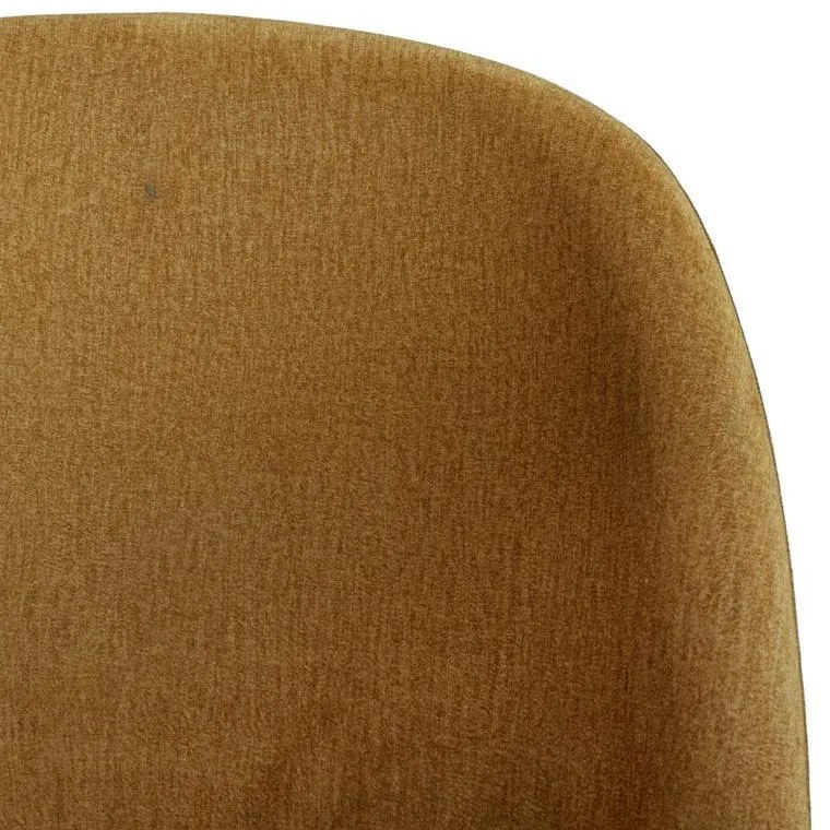 Καρέκλα τραπεζαρίας New Bella Fylliana Ύφασμα Tobacco χρώμα 48x56x85εκ. 2αδα 48x56x85 εκ.
