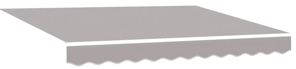 vidaXL Τέντα Ανοιχτό Γκρι with Ανοιχτό γκρι 300 x 250 εκ Ανοιχτό γκρι