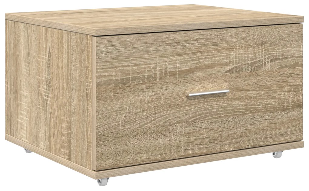 vidaXL Γραφείο Sonoma Δρυς 131.5 x 50 x 106.5 εκ. Επεξεργασμένο ξύλο