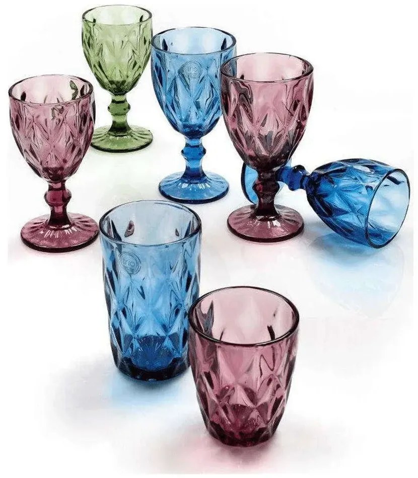 Ποτήρι Ουίσκι Kare 260ml Smoke - Cryspo Trio - 6 ΤΜΧ