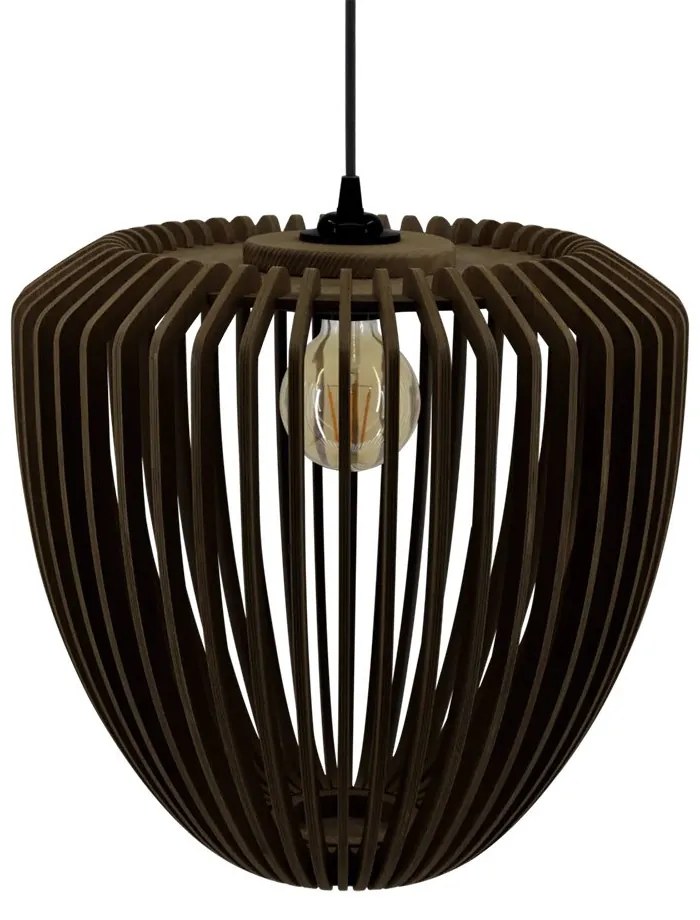 Καπέλο Φωτιστικού/Αμπαζούρ Clava 2243 Φ38x39cm 1xE27 15W Dark Oak Umage