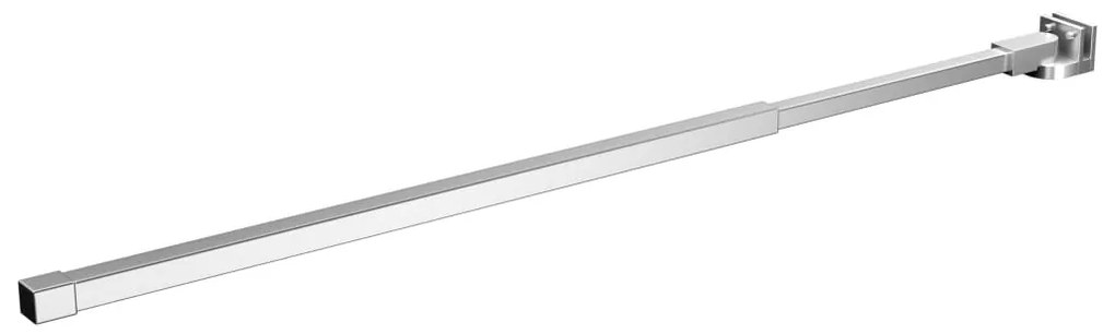 vidaXL Βραχίονας για Διαχωριστικό Μπάνιου 70-120 εκ. Ανοξείδωτο Ατσάλι