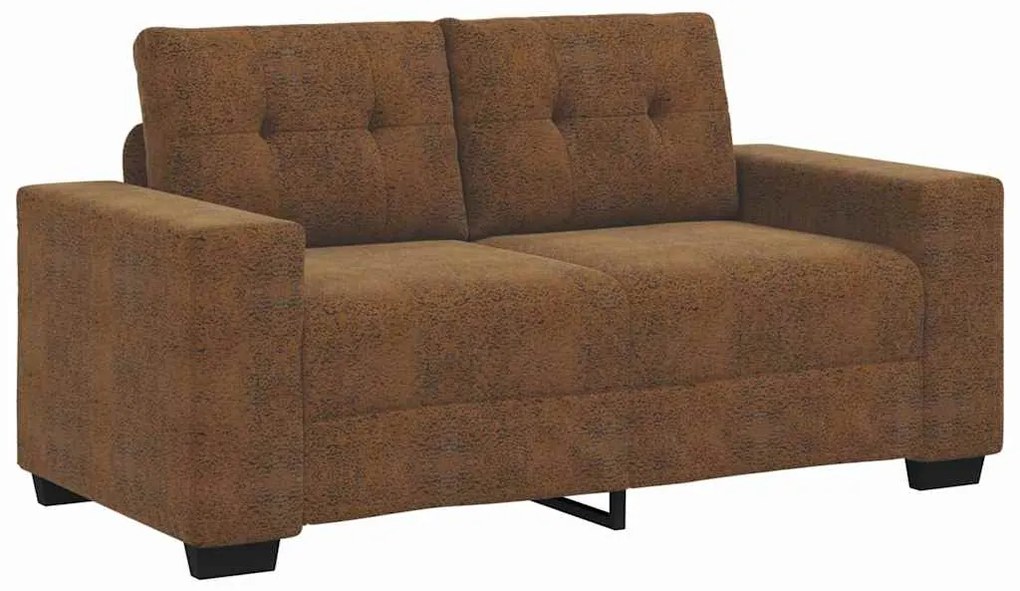 vidaXL Καναπές 2 pcs Καφέ 221 x 78 x 80 εκ Τεχνητό δέρμα