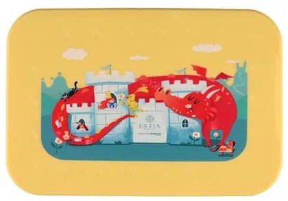 Estia Δοχείο Φαγητού Με 2 Αποσπώμενες Θήκες 19.1x13x5cm 900ml Fortress Dragon 01-33484