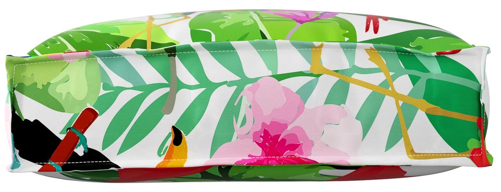 vidaXL Μαξιλαράκι Πλάτης Tropic Jungle 60x40x12 εκ. Από Oxford Fabric