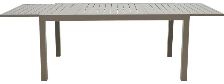 Τραπέζι επεκτεινόμενο Lafla pakoworld αλουμίνιο σε σαμπανιζέ απόχρωση 160-240x90x75εκ