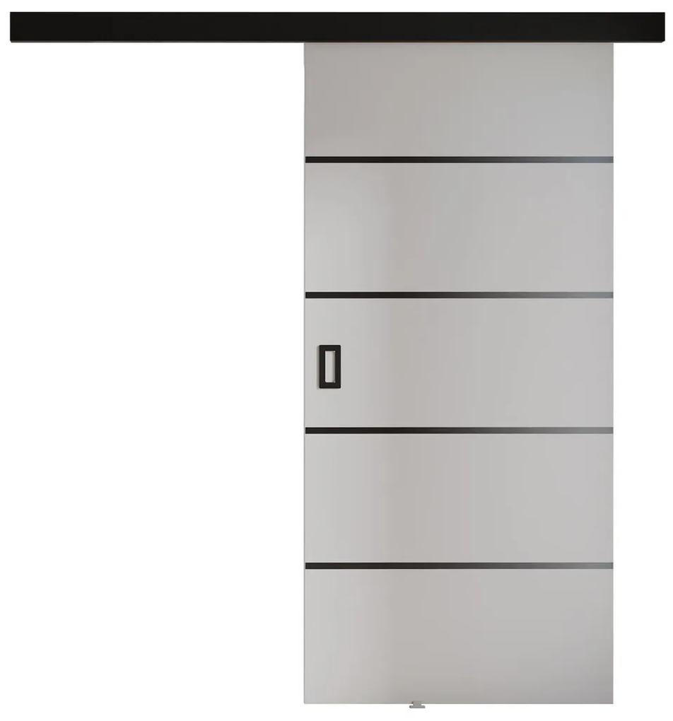 Συρόμενες πόρτες Dover 172, 27 kg, Άσπρο, Πλαστικοποιημένη μοριοσανίδα, Αλουμίνιο | Epipla1.gr