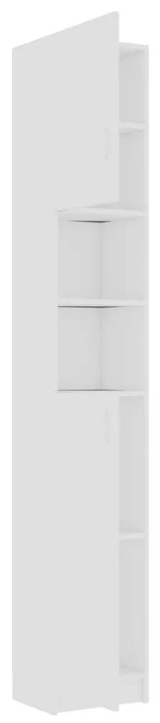 Στήλη Μπάνιου Λευκή 32 x 25,5 x 190 εκ. από Μοριοσανίδα - Λευκό