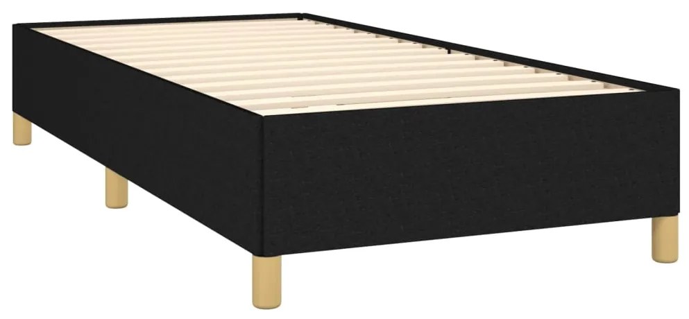 ΚΡΕΒΑΤΙ BOXSPRING ΜΕ ΣΤΡΩΜΑ ΜΑΥΡΟ 100 X 200 ΕΚ. ΥΦΑΣΜΑΤΙΝΟ 3128583