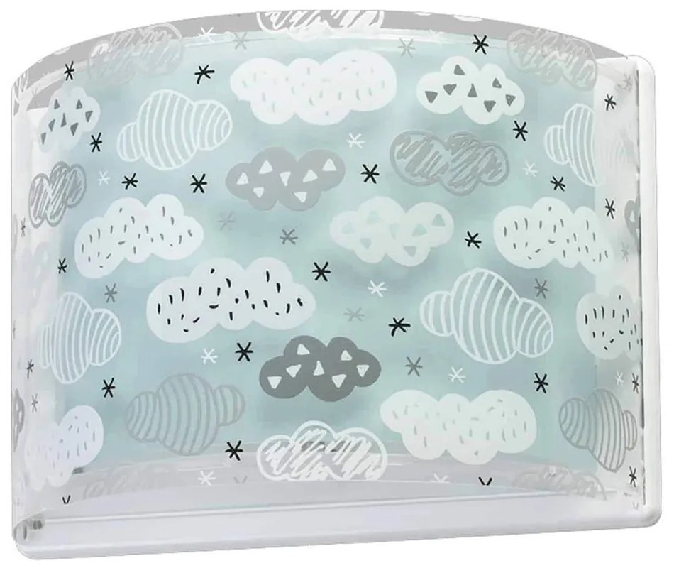 Φωτιστικό Τοίχου - Απλίκα Clouds 41418 H Green Ango Polypropylene