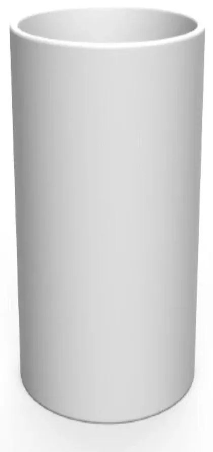 Κασπώ Hortensia 40 High JDNHOH040BXNLNW Φ40x80cm 83,4lt White New Garden Πολυαιθυλένιο