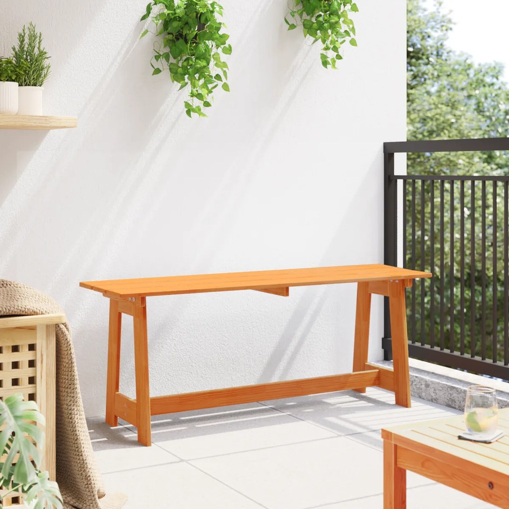 vidaXL Εξωτερικός Πάγκος Ακακίας 119x35x47 εκ. Μασίφ Ξύλο Πεύκου