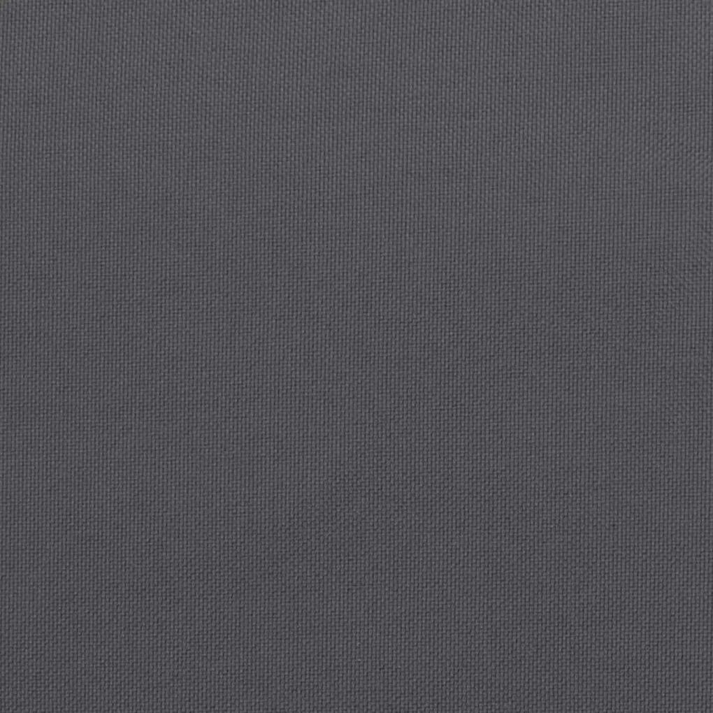Μαξιλάρι Πάγκου Κήπου Ανθρακί 150x50x3 εκ. Ύφασμα Oxford - Ανθρακί