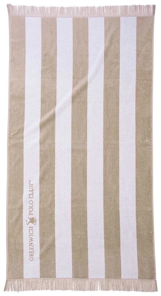 Πετσέτα Θαλάσσης (90x170) Greenwich Polo Club Beach 3729 Beige