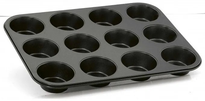 Venus 78001 Φόρμα Muffin Αντικολλητική Μεταλλική 12 Θέσεων