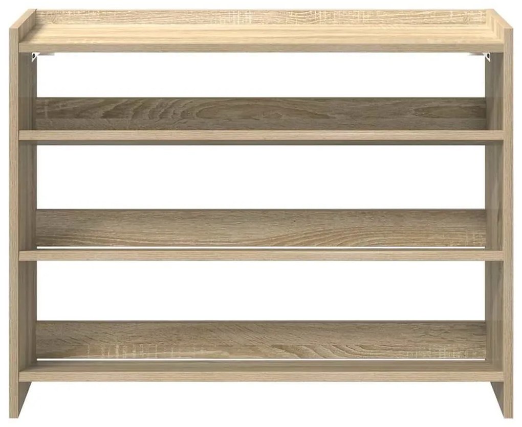 Ράφι παπουτσιών Sonoma Oak 80x25x62 cm Κατασκευασμένο ξύλο - Καφέ