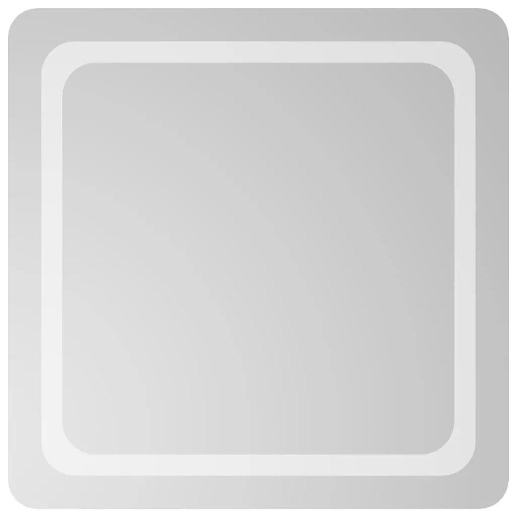 vidaXL Καθρέφτης Μπάνιου με LED 60x60 εκ.
