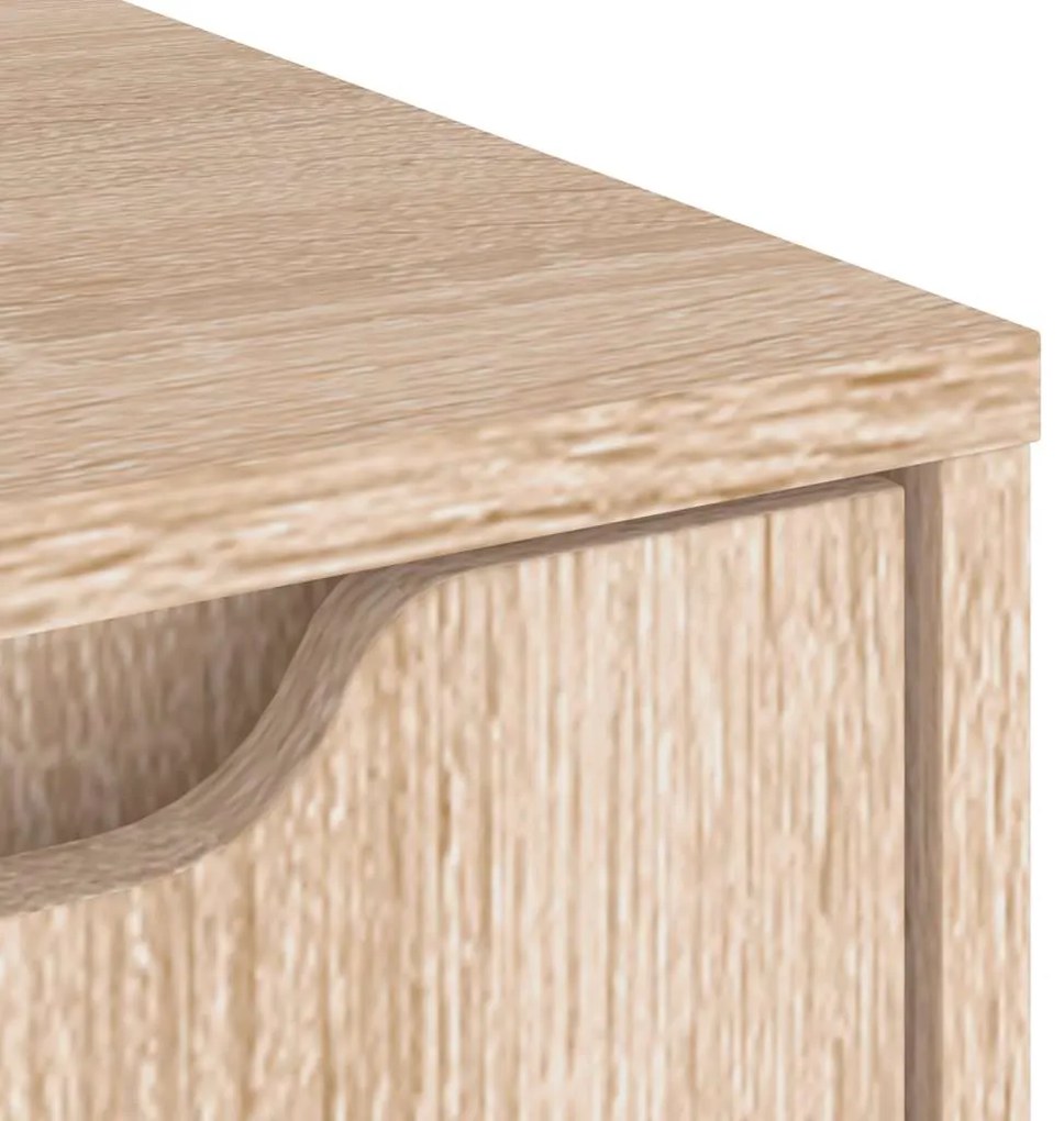 Sideboard VISNES Δρυς Sonoma 60x40x73 cm Ξύλο μηχανής - Καφέ