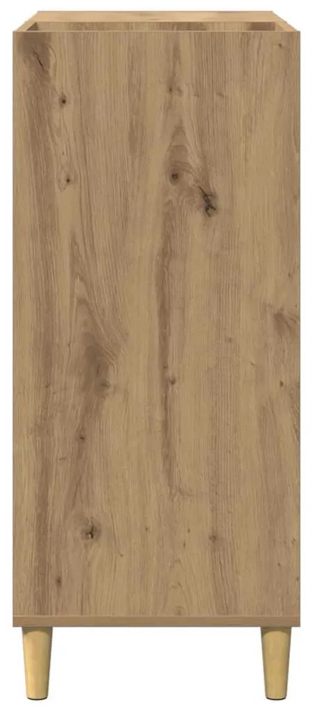 vidaXL Δισκοθήκη τεχνίτης Δρυς 84,5 x 38 x 89εκ από Επεξεργασμένο Ξύλο