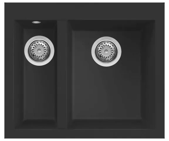 Νεροχύτης κουζίνας QUADRA 150 Nero 40 ELLECI 59x50cm