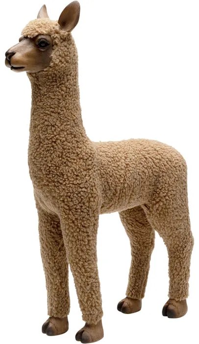 Διακοσμητικό Δαπέδου Happy Alpaca Καφέ 48*31*10.2εκ. - Καφέ