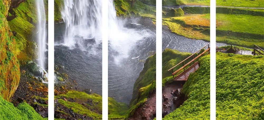 Εικόνα 5 μερών Καταρράκτης Seljalandsfoss - 200x100