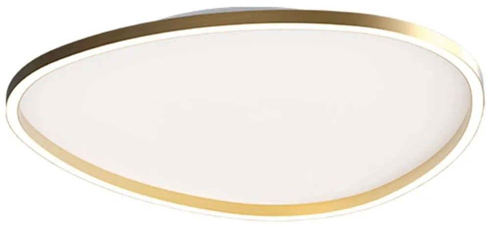 Φωτιστικό Οροφής - Πλαφονιέρα 23210 59x59x6cm Dim Led 2602lm 39W 3000K Gold