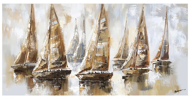 Πίνακας σε καμβά Yelkan Inart 120x3.5x60εκ