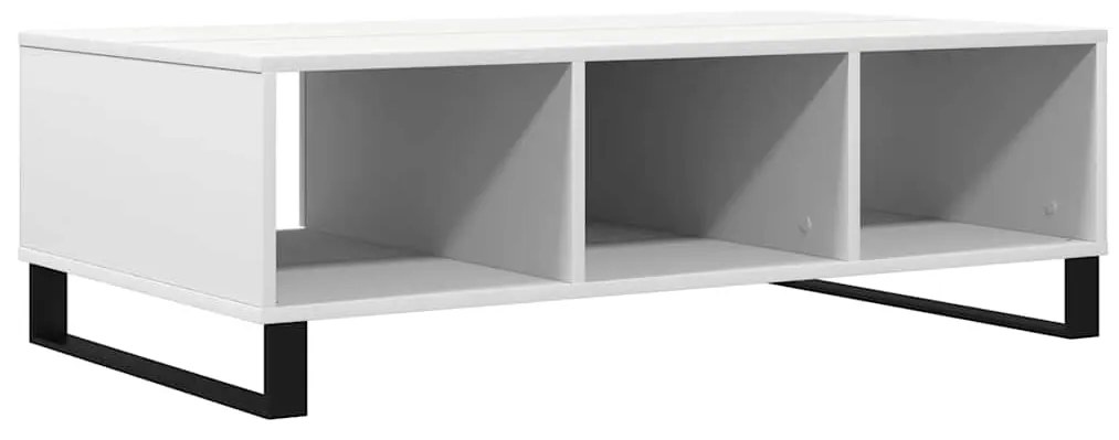 vidaXL Τραπεζάκι Σαλονιού Λευκό 104x60x35 εκ. από Επεξεργασμένο Ξύλο