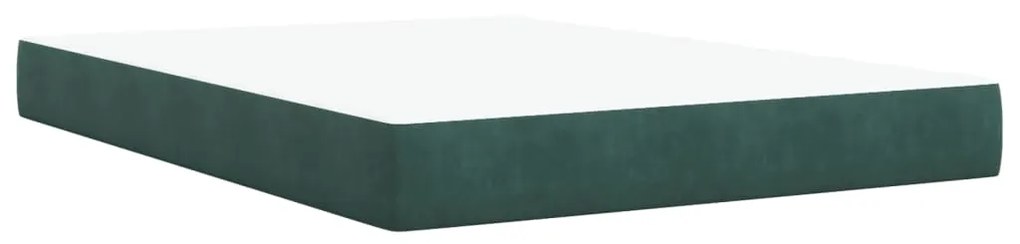 ΚΡΕΒΑΤΙ BOXSPRING ΜΕ ΣΤΡΩΜΑ ΣΚΟΥΡΟ ΠΡΑΣΙΝΟ 160X200ΕΚ. ΒΕΛΟΥΔΙΝΟ 3287779