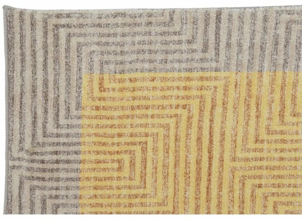 Χαλί DKD Home Decor Κίτρινο (160 x 230 x 0,7 cm)